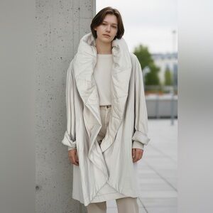 Women's Cream Long Jersey Jacket